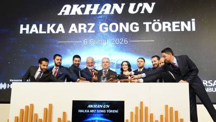 Borsa İstanbul'da gong Akhan Un için çaldı