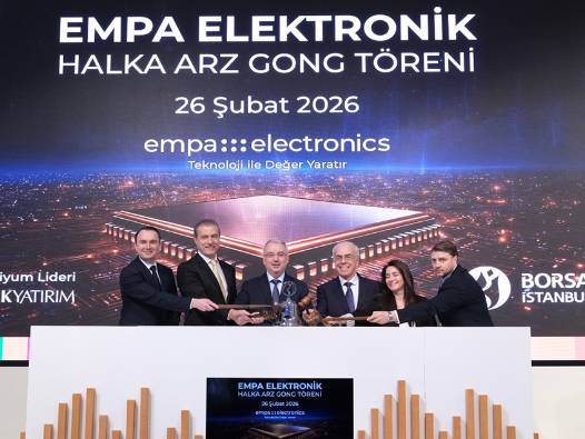 Borsa İstanbul'da gong Empa Elektronik için çaldı