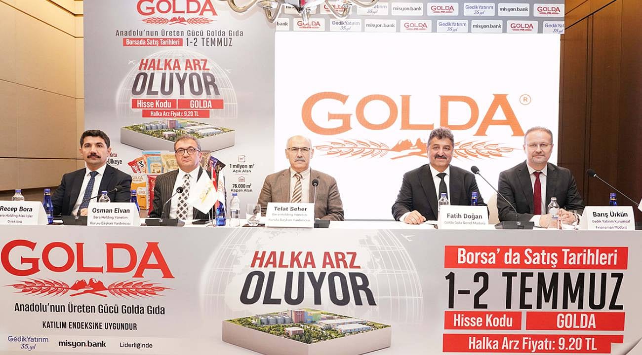 Golda Gıda halka arz için yarın talep toplamaya başlayacak
