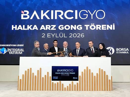 Borsa İstanbul'da gong Bakırcı GYO için çaldı