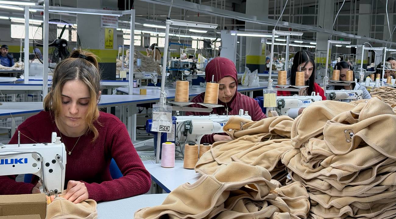 Ağrı'da üretilen bebek giysileri dünyaya ihraç ediliyor: Yıllık 2 milyon adet