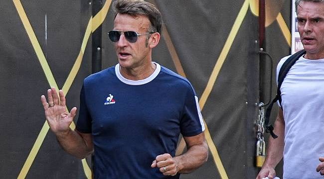 Fransa Cumhurbaşkanı Macron Ankara'da sabah koşusu yaptı
