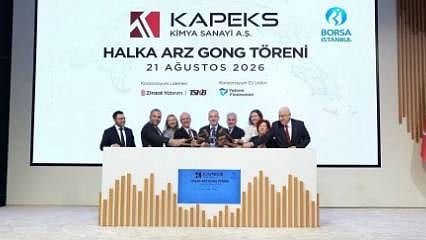 Borsa İstanbul'da gong Kapeks Kimya Sanayi AŞ için çaldı