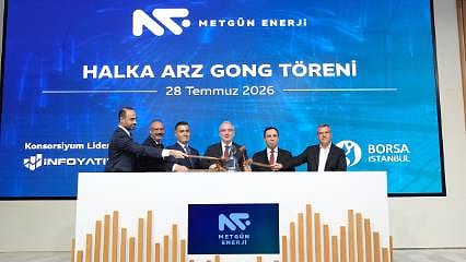 Borsa İstanbul’da gong Metgün Enerji için çaldı