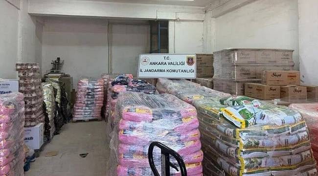 Ankara'da sahte deterjan ve kozmetik operasyonu yapıldı