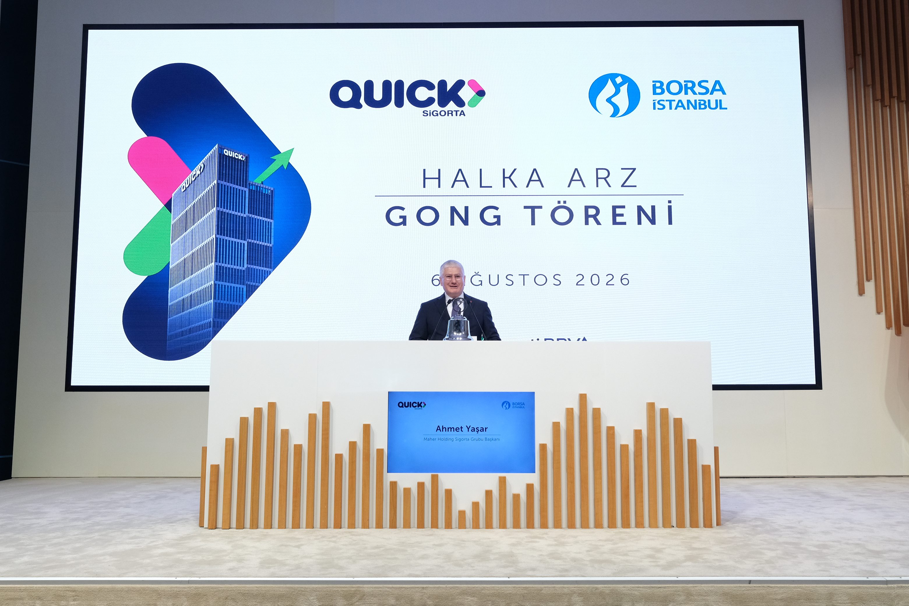 Borsa İstanbul'da gong Quick Sigorta için çaldı-2
