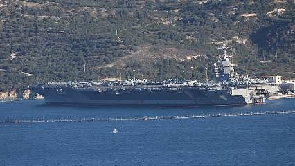 Detaylar: Pentagon paylaştı: Dev uçak gemisi Kızıldeniz’e giriş yaptı