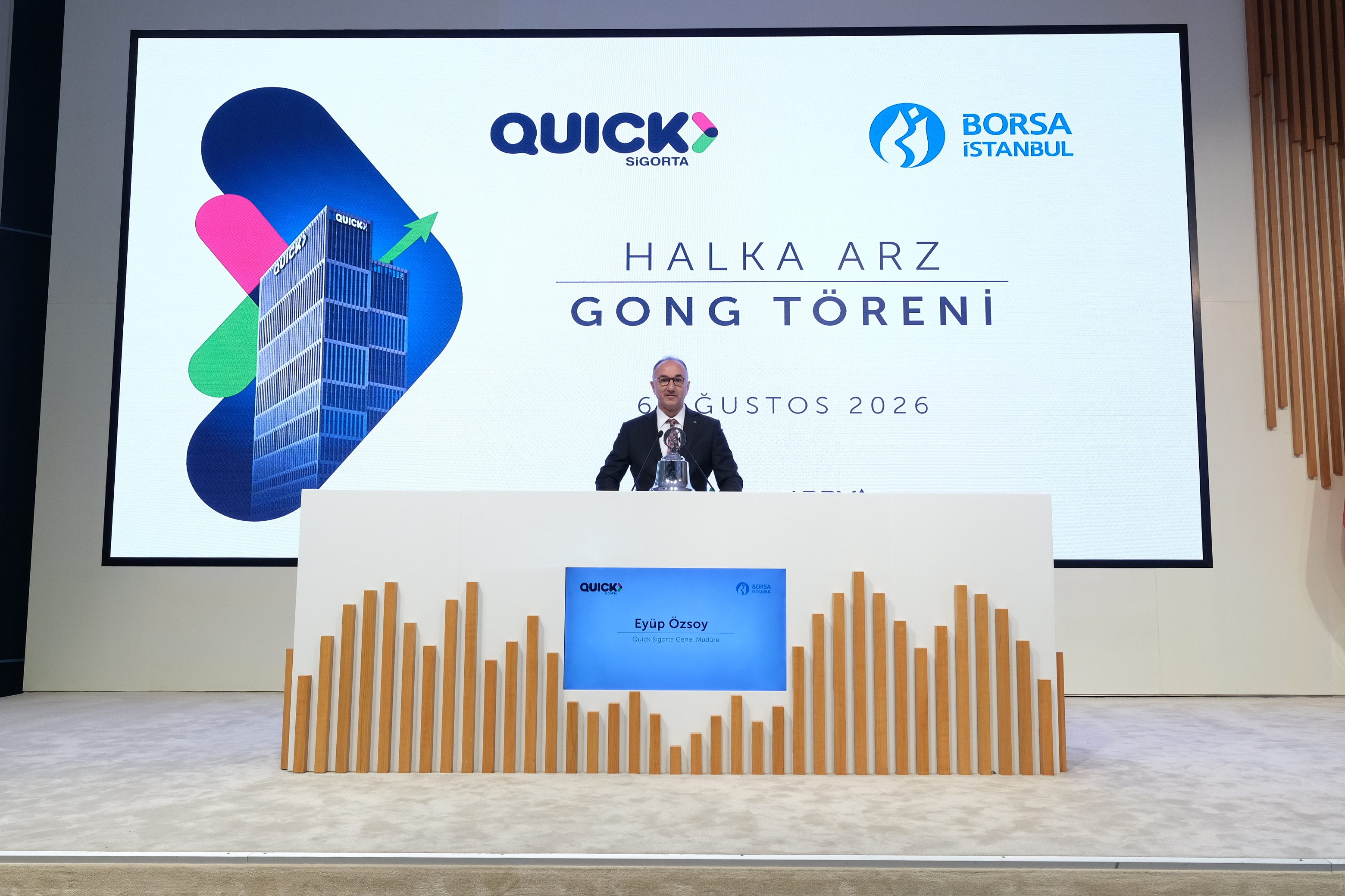 Borsa İstanbul'da gong Quick Sigorta için çaldı-1