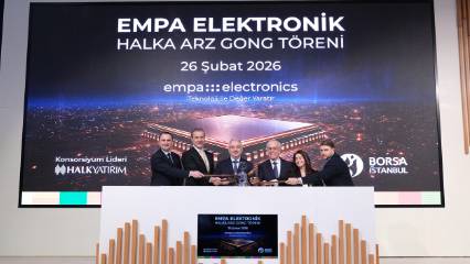 Borsa İstanbul'da gong Empa Elektronik için çaldı