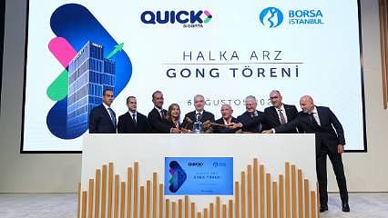 Borsa İstanbul'da gong Quick Sigorta için çaldı