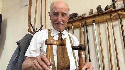 İki kez iflas etti ama pes etmedi: 86 yaşındaki usta Devrek bastonuyla yeniden doğdu