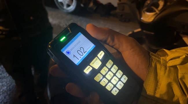 Alkollü motosiklet sürücüsüne 235 bin lira ceza kesildi: Ehliyeti iptal edildi