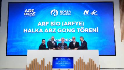 Borsa İstanbul'da yılın ilk gongu ARF Bio için çaldı