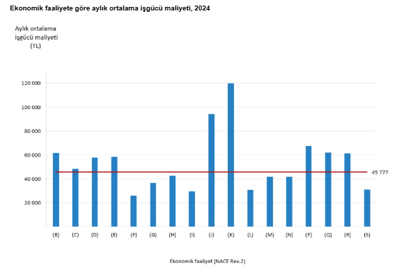 2024 yılına ait İşgücü Maliyeti İstatistikleri açıklandı-1