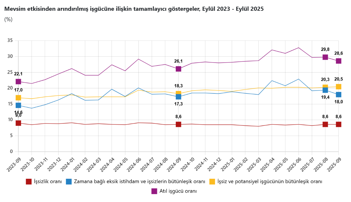 TÜİK açıkladı: Eylül ayı işsizlik rakamları belli oldu-5