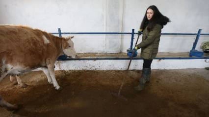 Hibe desteğiyle kendi çiftliğini kurdu: Hedefi üretime katkı sağlamak