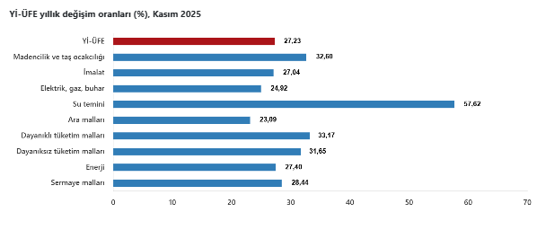 Yurt İçi Üretici Fiyat Endeksi kasımda arttı-3