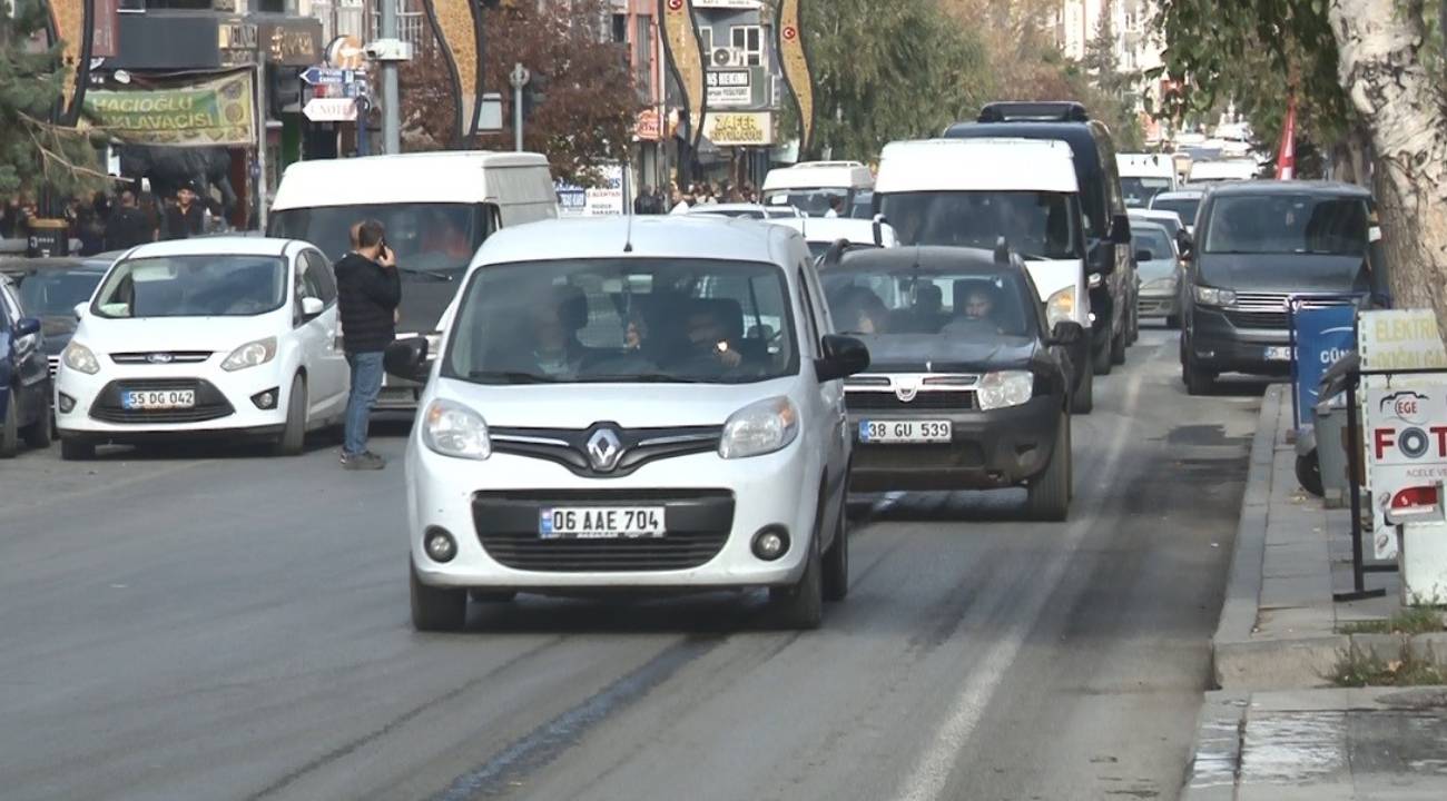 Bu kentte araç sayısı nüfusun yarısını aştı