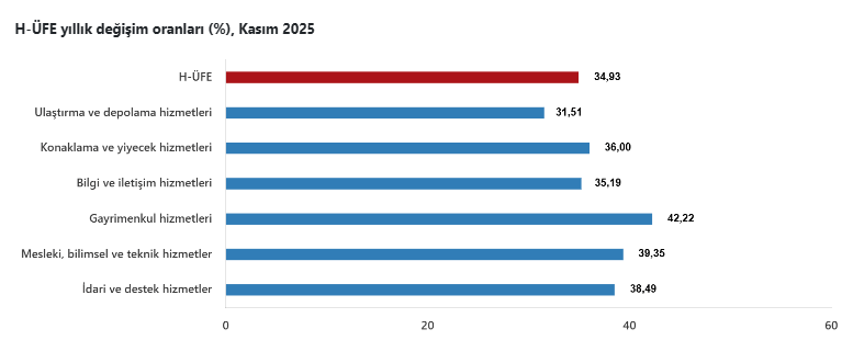 Kasım ayında hizmet üretici enflasyonu açıklandı-3