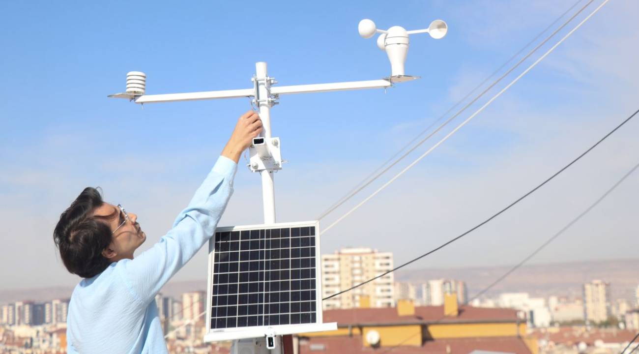 Üniversite öğrencisi hava durumunu saniyeler içinde ileten sistem geliştirdi