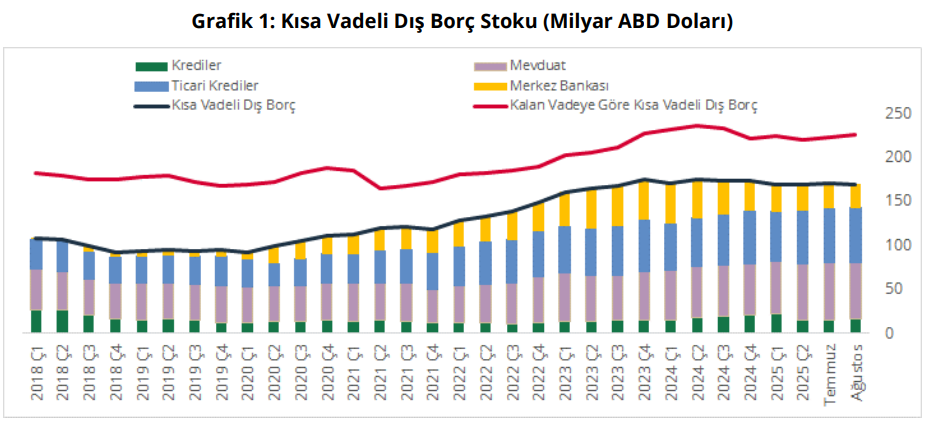 TCMB duyurdu: Kısa vadeli dış borç stoku azaldı-1