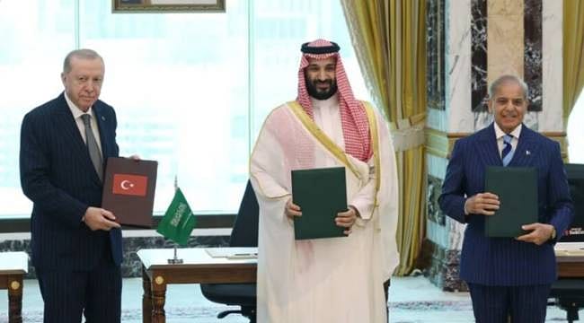 Türkiye, Suudi Arabistan ve Pakistan'dan ortak savunma hamlesi: Üçlü anlaşma imzalandı
