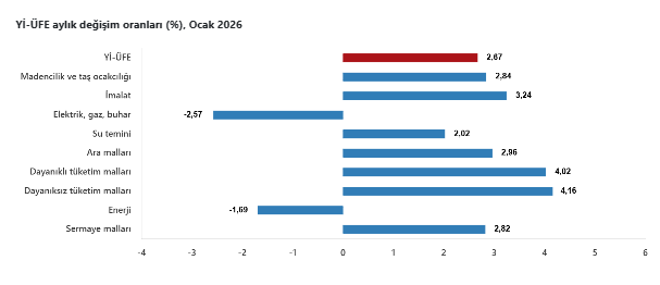 Ocak ayında üretici enflasyonu yükseliş gösterdi-5
