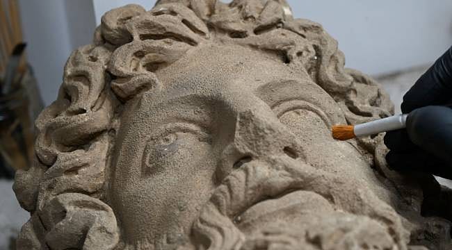 Aspendos'ta 1800 yıllık keşif! Sağlık tanrısı Asklepios'un heykeli gün yüzüne çıktı