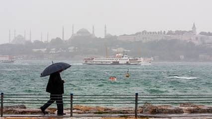 İstanbul'da hafta sonu hava nasıl olacak? AKOM’dan sağanak uyarısı