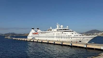 Bodrum'a 300 yolcusuyla geldi: 159 metrelik kruvaziyerin sonraki rotası belli oldu