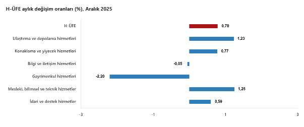Hizmet üretici fiyatlarında artış-5
