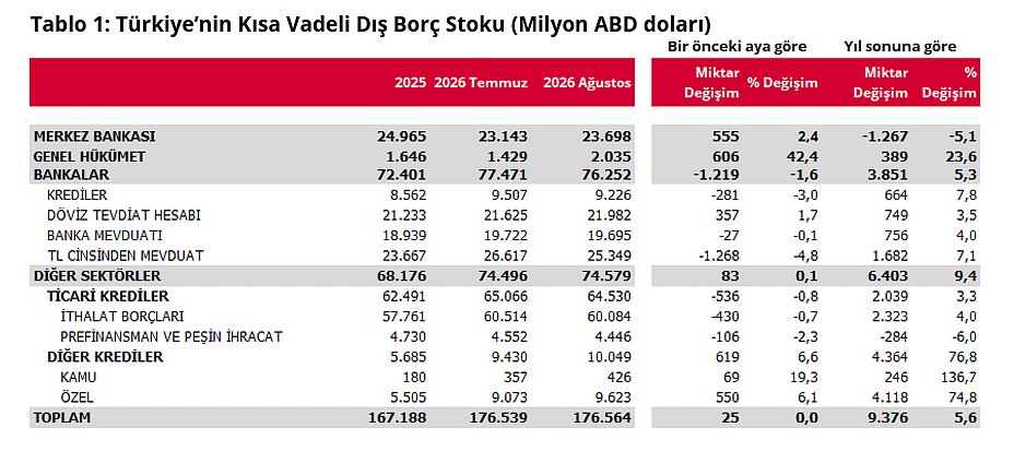 Türkiye'nin kısa vadeli dış borcunda artış! İşte son rakamlar-2