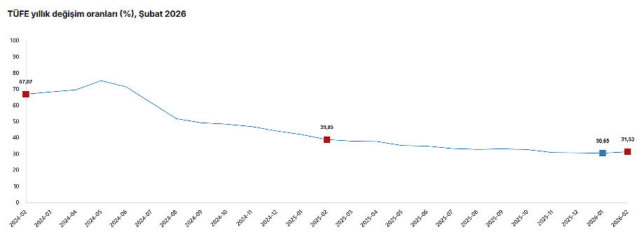 TÜİK açıkladı: Şubat ayı enflasyon rakamları belli oldu-2