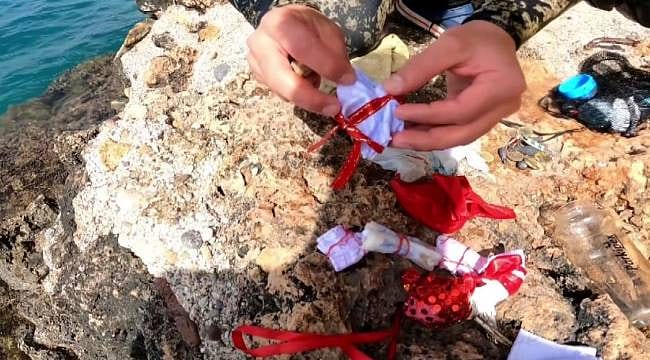 Ev, araba, evlilik isteyenler... Dalgıçlar denizin dibinden Hıdırellez dileklerini topladı