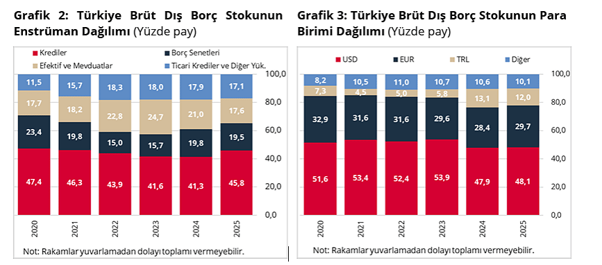 Türkiye'nin brüt dış borç stoku son çeyrekte arttı-3