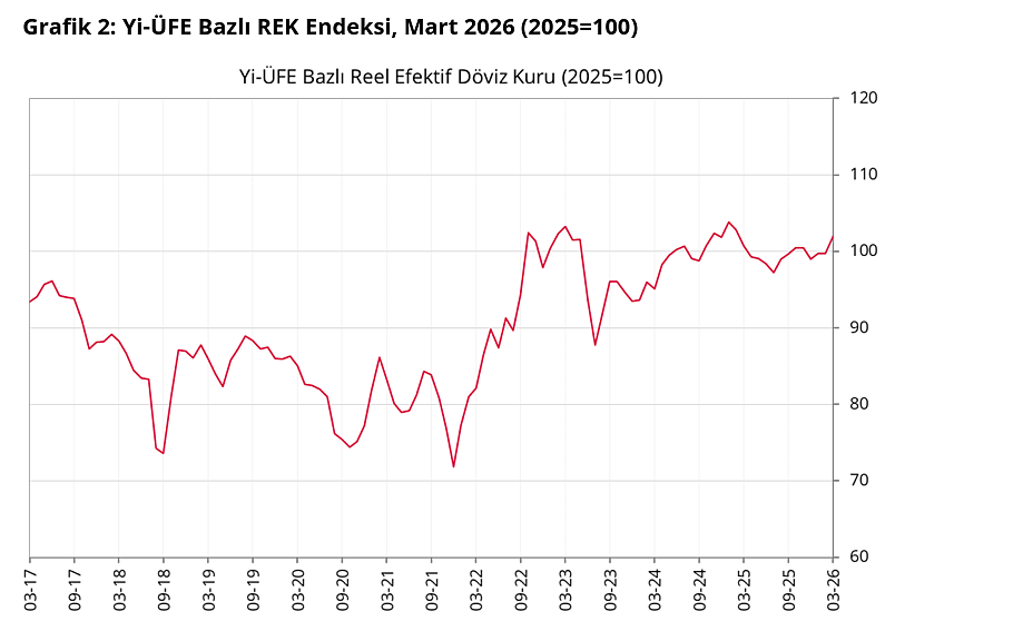 TL’nin reel değeri Mart ayında artış gösterdi-2