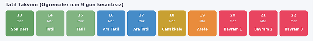 Ramazan Bayramı tatili 9 gün mü? Bayram tatili uzatıldı mı?-1