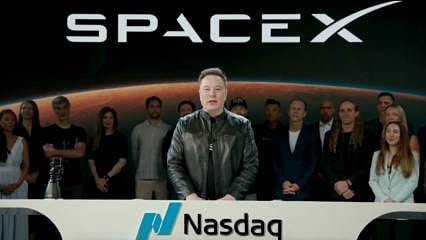 SpaceX Nasdaq'ta işlem görmeye başladı: Elon Musk servet rekoru kırdı
