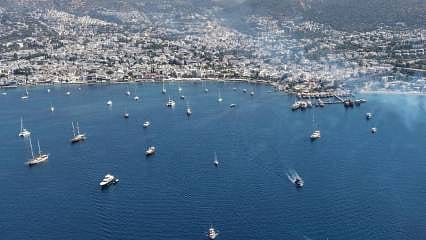 Bodrum’da ‘Mavi Tur’ sezonu başladı: Saklı koylar turist akınına uğradı
