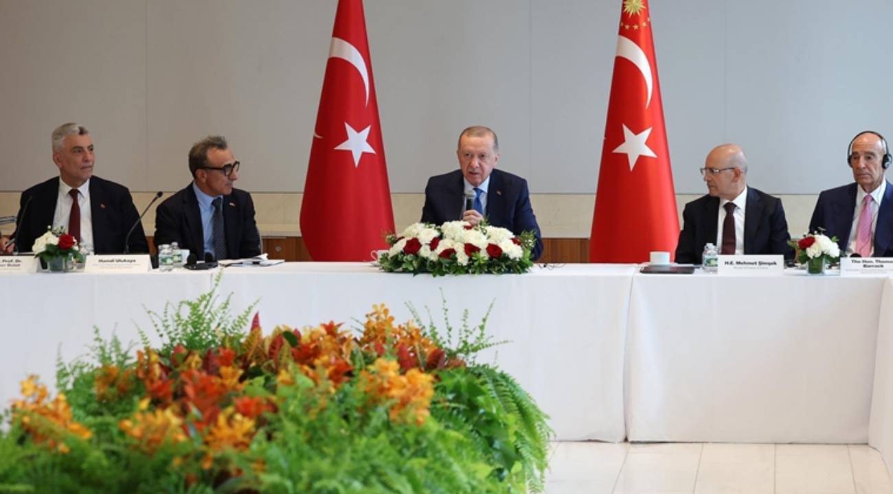 Cumhurbaşkanı Erdoğan, Hamdi Ulukaya ve ABD'lişirket yöneticileriyle görüştü