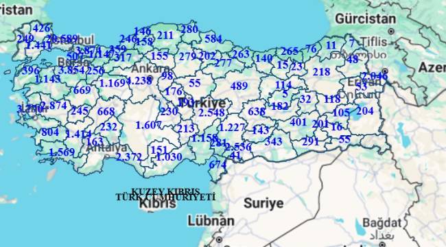 Şu an 76 bin 656 açık iş ilanı var: İllere göre harita