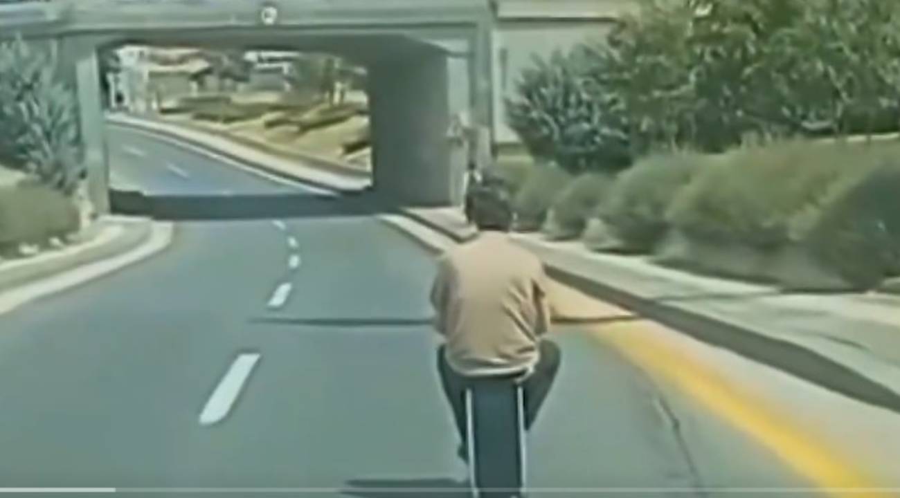 Valizle trafikte görülmüştü: İşin sırrı ortaya çıktı