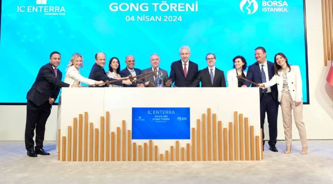 Borsa İstanbul'da gong IC Enterra (ENTRA) için çaldı