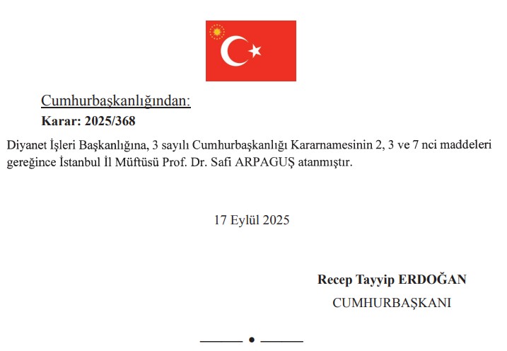 Prof. Dr. Safi Arpaguş kimdir? Yeni Diyanet İşleri Başkanı Arpaguş'un biyografisi-1