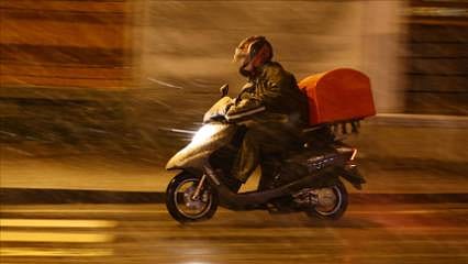 İstanbul'da motosiklet ve kurye kararı