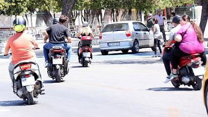 Kent nüfusunun dörtte birinde motosiklet var