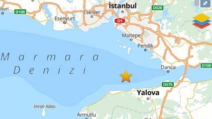 Çınarcık'ta 4.1 büyüklüğünde deprem... İlk açıklamalar
