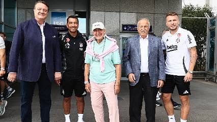 Beşiktaş'ı İsviçre'ye Rahmi Koç uğurladı