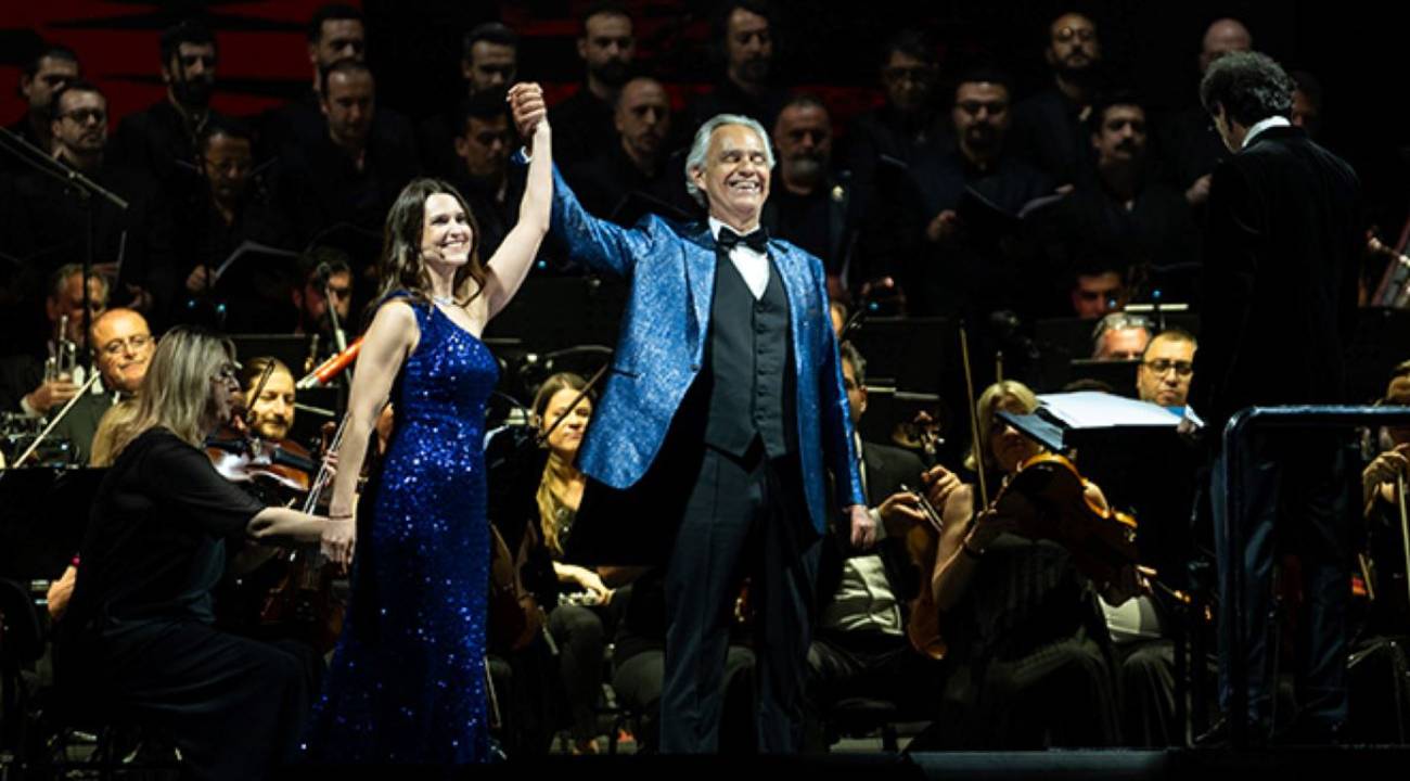 İstanbul'da Andrea Bocelli rüzgarı