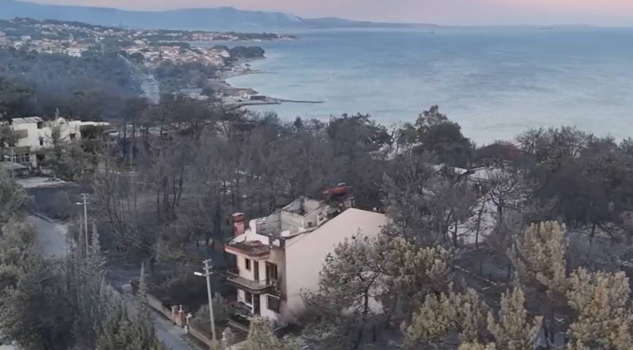 Çanakkale Güzelyalı: Drone'la böyle görüntülendi